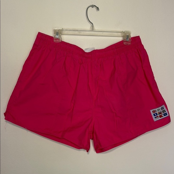 Newport Other - VINTAGE Newport Pink Athletic Swim Trunk Shorts Lightweight Elastic size large